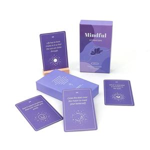 Hicreate 60-Card <span class=keywords><strong>de</strong></span> doble cara <span class=keywords><strong>de</strong></span> autocuidado Afirmación y baraja <span class=keywords><strong>de</strong></span> póquer 350gsm Naipes educativos <span class=keywords><strong>de</strong></span> papel - Product Image 5