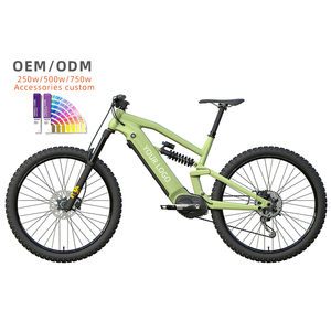 Vélo électrique à grande vitesse personnalisé avec moteur sans balais en alliage d'aluminium, deux roues, batterie grande capacité, VTT 27,5 750w - Product Image 1