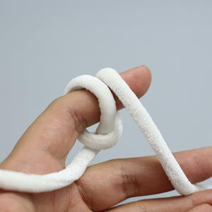 Cordoncino Intrecciato con Nucleo Floccato 6mm 100% Poliestere per Uso in Abbigliamento e Imballaggio - Product Image 4