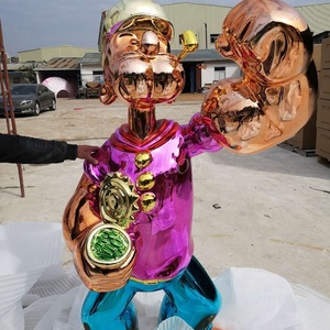 Popular Designed Hot Sale Resin Crafts Fiberglass Cartoon Statue