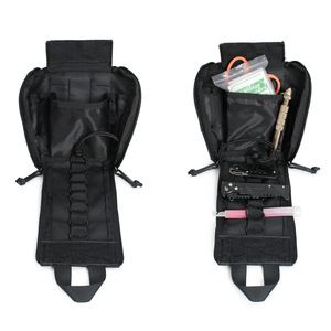 户外战术 Molle 止血带急救包袋 - 便携式迷彩 EDC 医疗救生包，适合山地自行车骑行 - Product Image 2