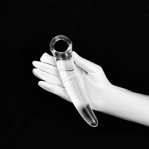 Nouveau croissant 5 pièces cristal Transparent étanche Anal Plug ensemble inodore propre godes Couples arrière-chambre Sex Toy bâton <span class=keywords><strong>jeu</strong></span> - Product Image 1