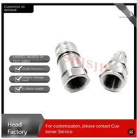 SHJH-LOK forgé Interchangeable Swagelok 316 Acier inoxydable poli 1/2in(10) JH-PTF d'accouplement rapide hydraulique à tête hexagonale