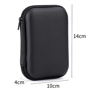 Estuche de almacenamiento para auriculares EVA, caja organizadora de cables a prueba de golpes con carcasa dura para auriculares y disco duro - Product Image 4