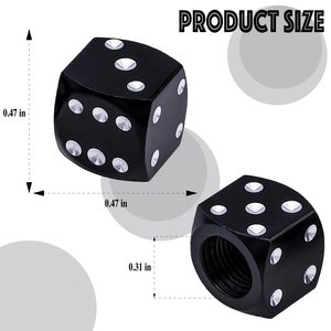 Bouchons de valve en alliage d'aluminium, universels, pour pneus sans chambre à air, en acier inoxydable coloré, pour voiture et vélo, de remplacement - Product Image 2