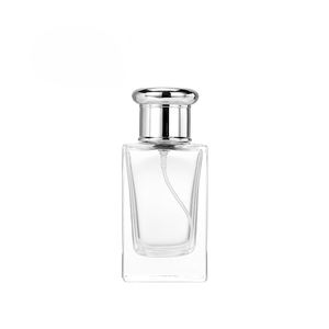 Bouteille d'emballage de parfum en verre vintage de 30ml 50ml Bouteilles de parfum d'atomiseur de vaporisateur en verre avec pompes de pulvérisateur à sertir - Product Image 2