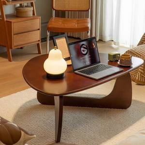 Mesa de Centro de Madera Maciza, Estilo Escandinavo Moderno y Minimalista, Muebles Hechos a Mano para Sala de Estar - Product Image 3