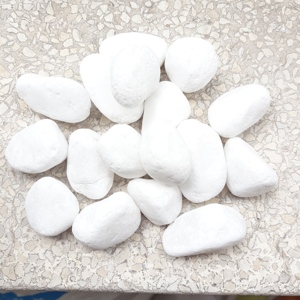 Gravier naturel blanc neige, 5 pouces, pour la décoration d'aquarium et le pavage de jardin - Product Image 3
