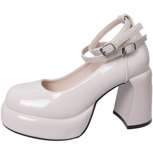 MYway 2024 chaussures pour femmes nouveaux styles été cuir talon épais doux filles dames chaussures Mary Jane chaussures - Product Image 2