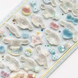 เคสโทร<span class=keywords><strong>ศัพท์</strong></span>แบบแข็งลายคริสตัล 3 มิติ ลายมายเมโลดี้ คิตตี้ ซินนามอนโรล พร้อมสติกเกอร์ DIY - Product Image 4