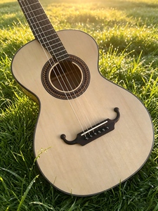 Guitare classique professionnelle Geake K-500, modèle en <span class=keywords><strong>bois</strong></span> massif érable et ébène, 39 pouces, artisanat <span class=keywords><strong>de</strong></span> maître luthier, finition brillante - Product Image 2