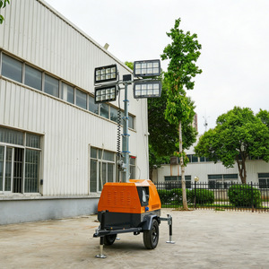 <b>Light</b> Tower 7M LED Mobile <b>Lighting</b> Trailer For Construction Site Outdoor Use - Product Image 1