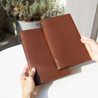 Folder Menu Kulit Kustom dengan Tali Elastis, Buku Menu Restoran Bersampul Keras