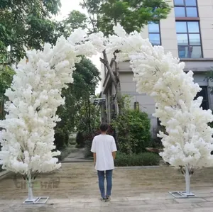 الزفاف الجدول محور زخرفة شجرة الحرير الاصطناعي زهر الكرز شجرة