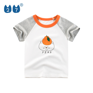 Las chicas modernas ropa para niños nuevo diseño 100% de algodón de manga corta T camisas - Product Image 3