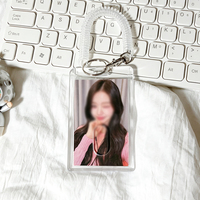 Cadre photo Kpop en acrylique avec impression UV, couverture transparente, accessoire rectangulaire adapté aux documents d'identification