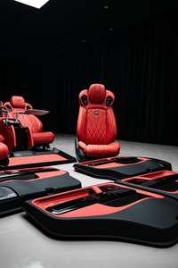 YLD Convient aux sièges intérieurs VIP avant et arrière de la Classe G, panneaux de porte intérieurs, habillages de hayon, rénovation du <span class=keywords><strong>cuir</strong></span> intérieur - Product Image 3