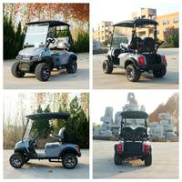 Support OEM Nouvelle voiturette de golf électrique 48v alimentée par batterie au lithium 4-6 places Club Car pour kart touristique