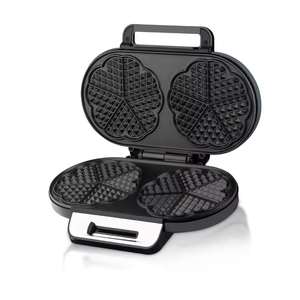 Temperature Control Stainless Steel Panel Heart <b>Waffle</b> <b>Maker</b> Non-Stick Double <b>Waffle</b> <b>Maker</b> - Product Image 3