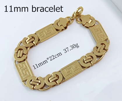 Gold 11mm bracelet