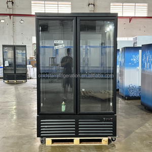 Refrigerador Vertical Comercial de Doble Puerta de Vidrio, Enfriador con Ventilador, Modo de Enfriamiento para Bebidas y Laptops - Product Image 4