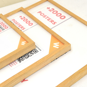 <span class=keywords><strong>4x6</strong></span> 5x7 6x8 8x10 A4 A3 11x14 12x16 12x18 16x20 18x24 24x36 đen trắng Nhiều màu Áp phích hình ảnh khung ảnh khung ảnh gỗ - Product Image 5