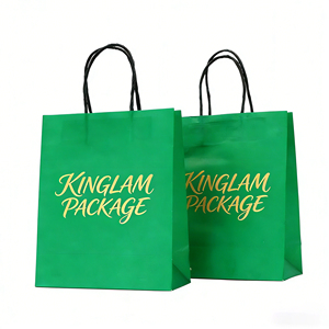 Borse Ecologiche Riutilizzabili <span class=keywords><strong>in</strong></span> <span class=keywords><strong>Carta</strong></span> Kraft con Lamina d'Oro, Shopper Personalizzabili con Logo, Opzioni Personalizzate all'Ingrosso, Borse Nere e Dorate - Product Image 3