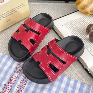 Sandales plates d'été décontractées pour enfants, style simple, plateforme, tongs, bout ouvert, chaussures unisexes - Product Image 6