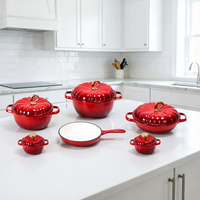 Lot de 11 casseroles en fonte émaillée en forme de citrouille pour la cuisson – Vente en gros – Fabricant d'ustensiles de cuisine