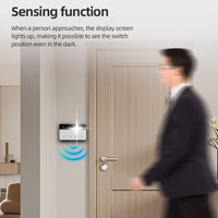 Zemismart Zigbee DIY Nom Commutateur Affichage Horizontal Écran Tactile US Interrupteur de Lumière Fonctionne avec Tuya Alexa Google Home Commande Vocale