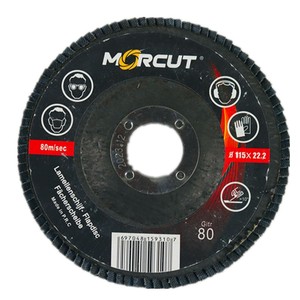 200pcs trong CTN 4.5inch 115mm Đường kính 7/8 inch 22mm lỗ kích thước Grit 80 độ cứng cao OEM Zirconia Flap đĩa mài bánh xe - Product Image 3