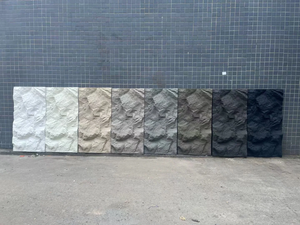 Poids léger extérieur extérieur décoratif PU Faux Rock Polyuréthane Stone Stone Panel 3D Pu Stone Wall Panel - Product Image 3