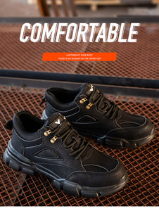 Amazon chaussures <span class=keywords><strong>de</strong></span> sécurité à bout en acier pour hommes chaussures <span class=keywords><strong>de</strong></span> travail confortables anti-chocs et anti-crevaison - Product Image 5