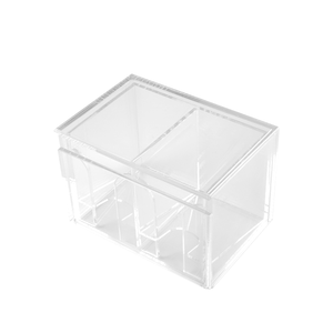 Caja de dos lados Casino 8 barajas acrílico transparente naipes descarte titular - Product Image 4