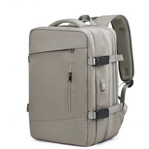 Sac à dos multifonctionnel en nylon grande capacité avec chargeur USB, antivol, pour ordinateur portable, avec compartiment à chaussures - Product Image 3