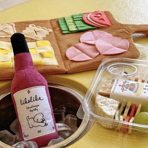 Produits ponctuels jouets en peluche pour animaux de compagnie sniff chew menu de vin rouge <span class=keywords><strong>livre</strong></span> de nourriture lavable mignon pour chiens et chats - Product Image 3