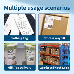 Étiquettes thermiques directes imperméables sensibles à la chaleur 4 x 6 pour codes-barres, autocollants pour bordereaux d'expédition, autocollants promotionnels pour les épiceries, étiquettes d'expédition - Product Image 2