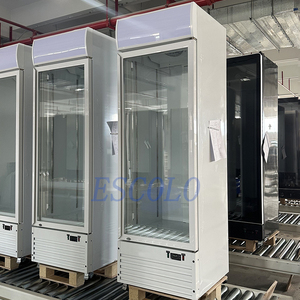 Réfrigérateur à boissons haute capacité avec éclairage LED inférieur, étagères réglables et contrôle numérique pour mini-marché - Product Image 3