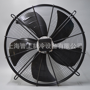 พัดลมแบบแกนหมุนภายนอก 24 นิ้ว 1450 รอบต่อนาที ลูกปืน ใบพัดเหล็กหล่อสีดำ สำหรับเครื่องอัดอากาศ - Product Image 2