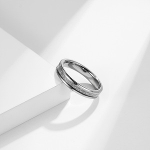 Tungsten Steel Frosting <b>Ring</b> 4mm 6mm 8mm Unisex Engagement Wedding <b>Couple</b> <b>Ring</b> Jewelry - Product Image 4