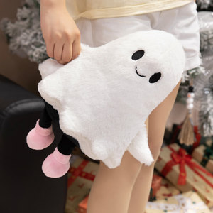 Juguetes de Peluche de Fantasma, Lindos y Suaves, Duraderos, para Interiores y Exteriores, Regalo, Fantasma Blanco, Juguetes de Peluche de Halloween - Product Image 3