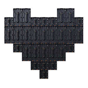 Sáu thế hệ trong nhà P 3.91 đúc nhôm dẫn tường hiển thị, màn hình video sân khấu, cho các sự kiện và quảng cáo, cho thuê - Product Image 6