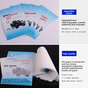 Carta Monouso per Pulizia Lenti di Microscopi, Fotocamere SLR, Telefoni Cellulari e Schermi di Computer - Modello 10115 (50 Fogli/Rotolo) - Product Image 4