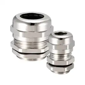 Cable Gland Waterproof G1/2 Stainless Steel Cable Glands Joints Adjustable Connector for 6-12mm Dia Cable