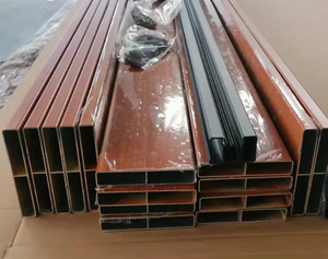 6063-T5 Power เคลือบท่อแบนท่ออลูมิเนียม Extrusion โปรไฟล์ 100*16 มม.สําหรับโปรไฟล์รั้ว - Product Image 2