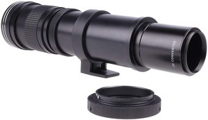 Lente de Zoom Superteleobjetivo Fengyuan Black F/8.3-16 420-<span class=keywords><strong>800</strong></span> para Cámaras de Fotograma Completo, Compatible con Cámaras <span class=keywords><strong>Nikon</strong></span> - Product Image 2