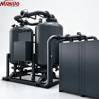 Sécheur d'air combiné automatique NUZHUO NEW GAS PLC à commande PLC, sécheur frigorifique et par adsorption, point de rosée qualifié CE ISO