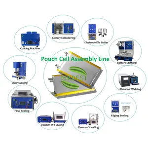 Pouch Cell Manufacturing Line Assembly Equipment for Pouch Cell Fabrication Assembly Process