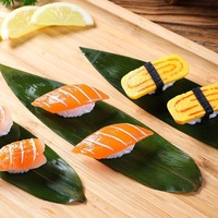 Feuilles de bambou naturelles de qualité alimentaire pour sushi |   Rouleaux de riz collant professionnels |   Emballage en vrac pour dim sum en feuille de bambou