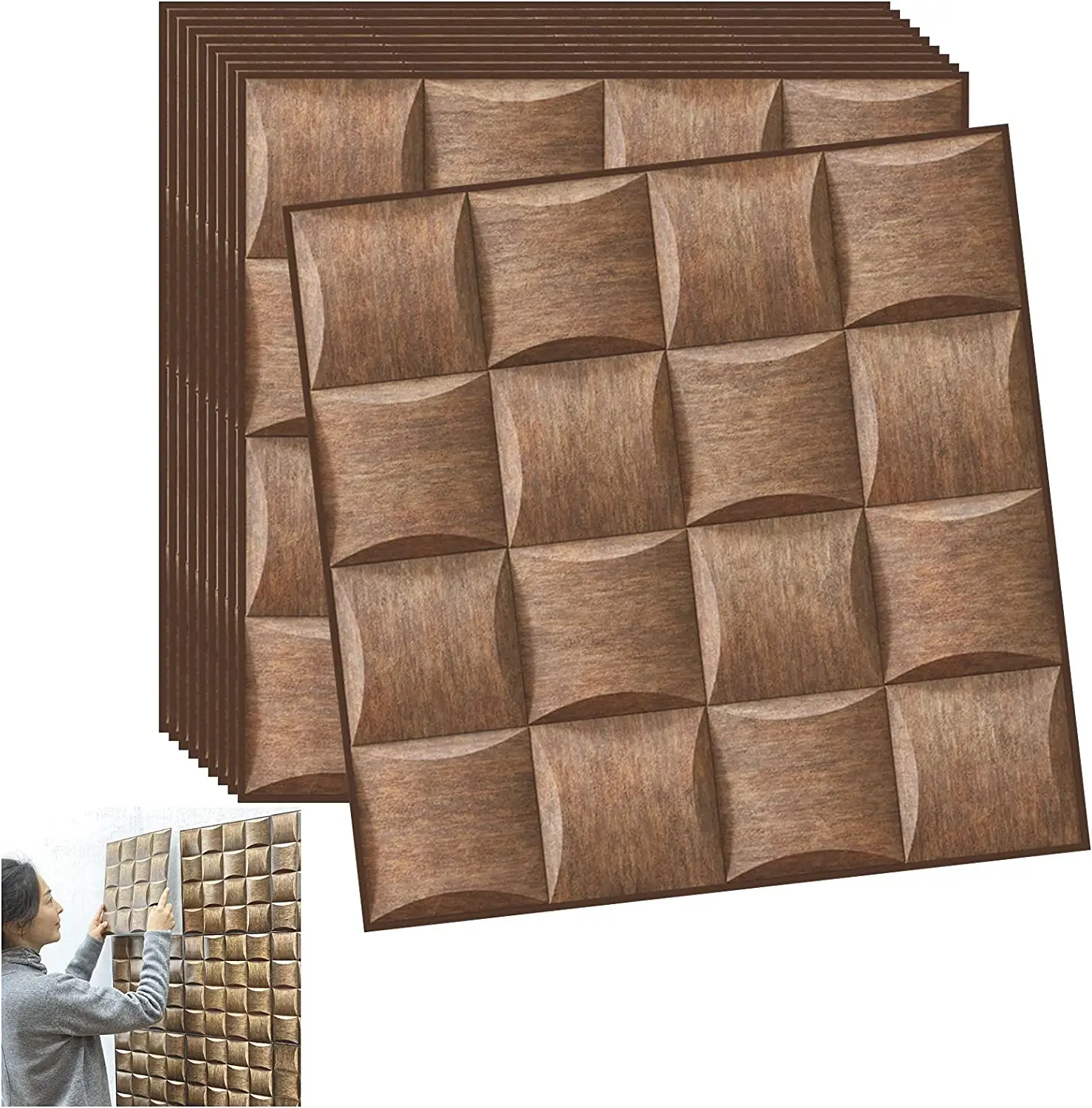 waterproof durable home decorative 3d interior wall panel for walls